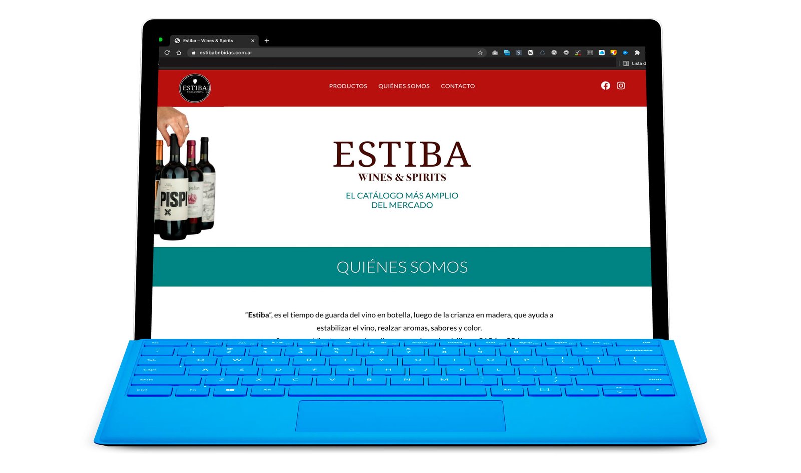 ESTIBA-BEBIDAS-DESARROLLO-WEB-WEBSOLUTIONS